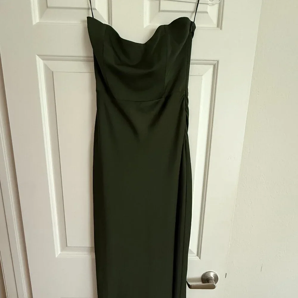 Park & Fifth - Brodie Dress - Olive Green - XS - Picture 3 of 5